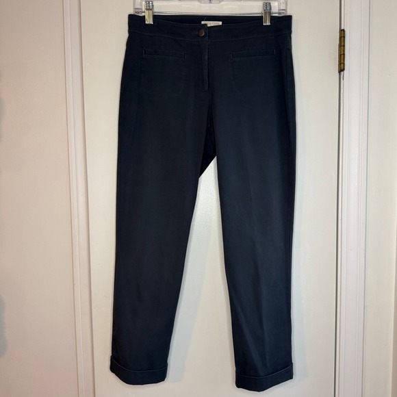 Eileen Fisher Pants - Eileen Fisher Cropped Pants Womens XS Dark Gray Career Business Casual Trousers
